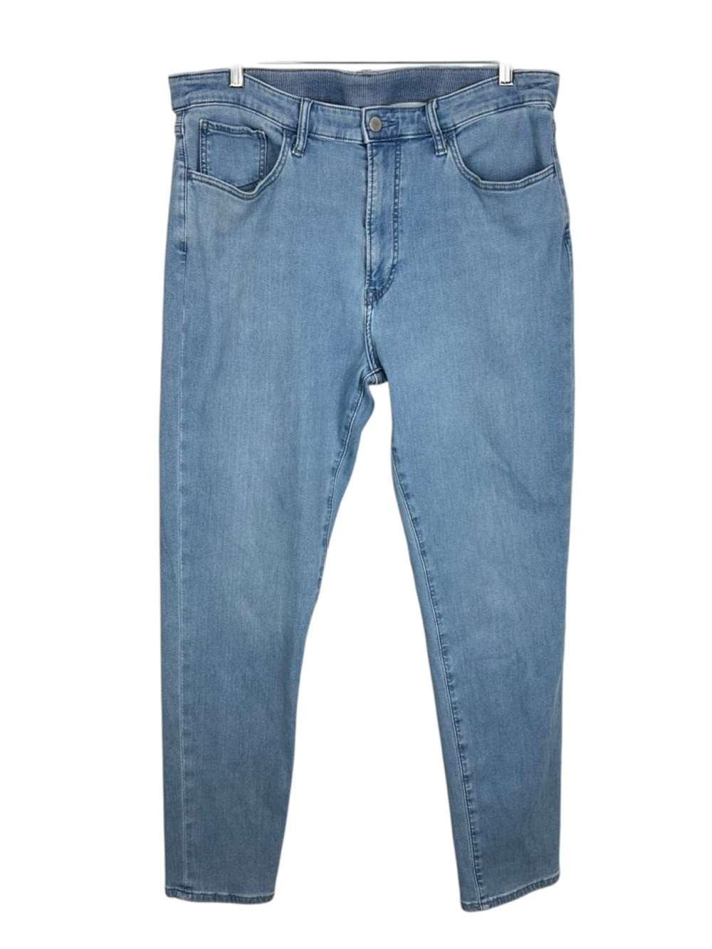 Uniqlo Slim Women’s Jeans Light Blue Denim Size XL High Rise Classic Stretchy